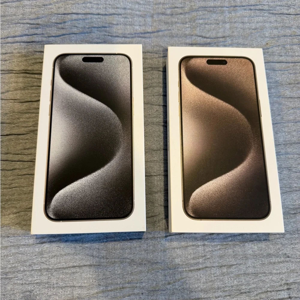 iPhone 15 pro max two boxes